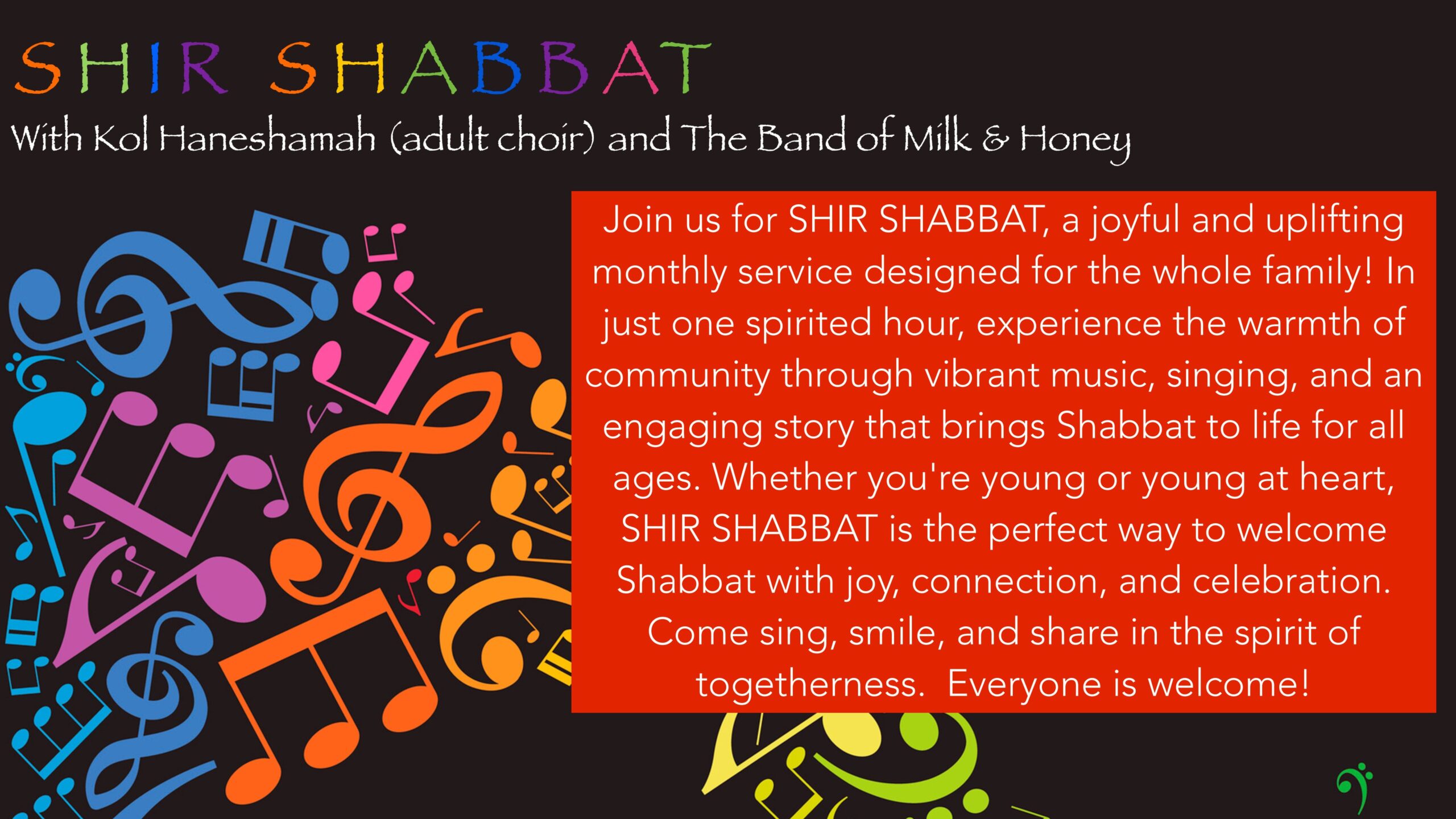 Shir Shabbat Service
