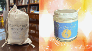 Picture of two candles side by side