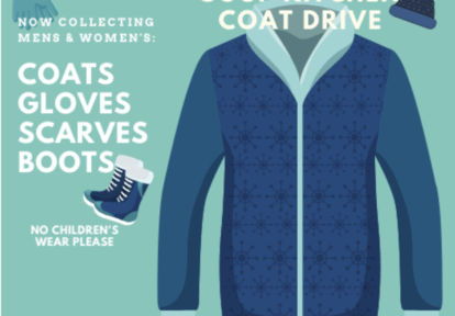 Coat Drive evergreen